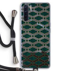 CaseCompany Moroccan tiles: Oppo A91 Transparant Hoesje met koord