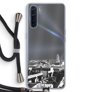 CaseCompany Marrakech Skyline : Oppo A91 Transparant Hoesje met koord