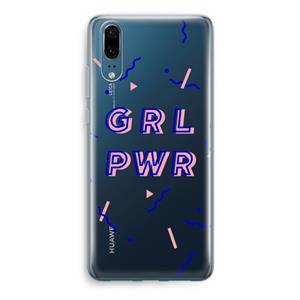 CaseCompany GRL PWR: Huawei P20 Transparant Hoesje
