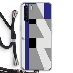 CaseCompany Gestalte 2: Oppo A91 Transparant Hoesje met koord