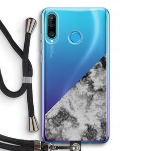 CaseCompany Onweer: Huawei P30 Lite Transparant Hoesje met koord