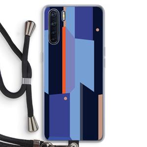 CaseCompany Gestalte 3: Oppo A91 Transparant Hoesje met koord