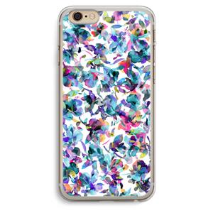 CaseCompany Hibiscus Flowers: iPhone 6 Plus / 6S Plus Transparant Hoesje