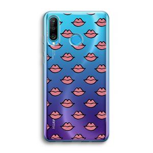 CaseCompany Lipjes: Huawei P30 Lite Transparant Hoesje