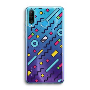 CaseCompany 8-bit N°8: Huawei P30 Lite Transparant Hoesje