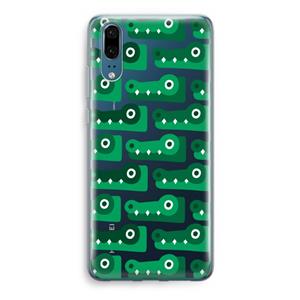 CaseCompany Crocs: Huawei P20 Transparant Hoesje