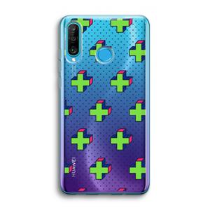 CaseCompany 8-bit N°10: Huawei P30 Lite Transparant Hoesje