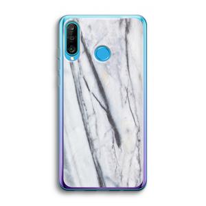 CaseCompany Gestreepte marmer: Huawei P30 Lite Transparant Hoesje