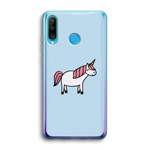 CaseCompany Eenhoorn: Huawei P30 Lite Transparant Hoesje