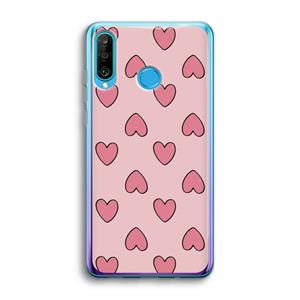 CaseCompany Ondersteboven verliefd: Huawei P30 Lite Transparant Hoesje