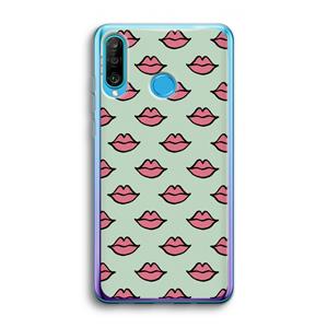 CaseCompany Lipjes: Huawei P30 Lite Transparant Hoesje