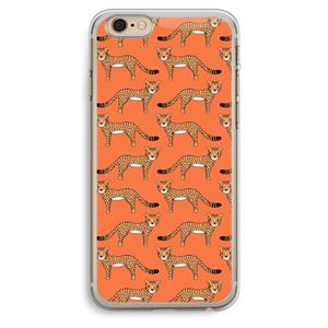 CaseCompany Cheetah: iPhone 6 Plus / 6S Plus Transparant Hoesje