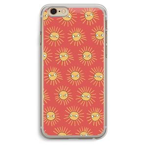 CaseCompany Zon: iPhone 6 Plus / 6S Plus Transparant Hoesje