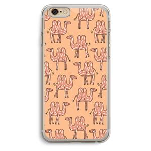 CaseCompany Kameel: iPhone 6 Plus / 6S Plus Transparant Hoesje