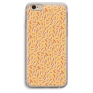 CaseCompany Camouflage: iPhone 6 Plus / 6S Plus Transparant Hoesje