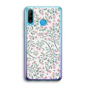 CaseCompany Sierlijke bloemen: Huawei P30 Lite Transparant Hoesje