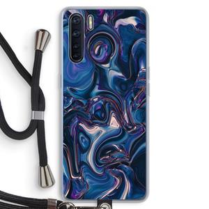 CaseCompany Mirrored Mirage: Oppo A91 Transparant Hoesje met koord
