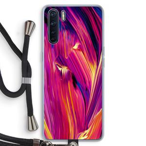 CaseCompany Phoenix: Oppo A91 Transparant Hoesje met koord