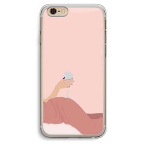 CaseCompany Wine: iPhone 6 Plus / 6S Plus Transparant Hoesje