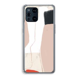 CaseCompany Lava: Oppo Find X3 Pro Transparant Hoesje