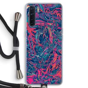 CaseCompany Sleeping Dreams: Oppo A91 Transparant Hoesje met koord