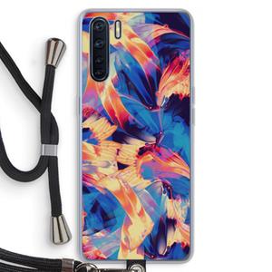 CaseCompany Tuesday Night: Oppo A91 Transparant Hoesje met koord