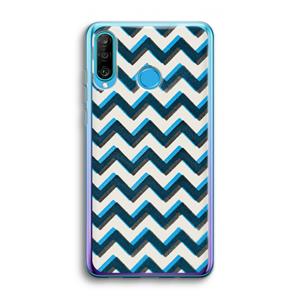 CaseCompany Onderbroken lijn: Huawei P30 Lite Transparant Hoesje