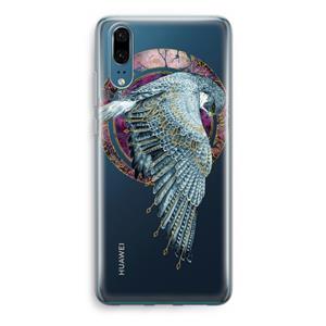 CaseCompany Golden Falcon: Huawei P20 Transparant Hoesje