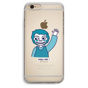 CaseCompany Zwaai: iPhone 6 Plus / 6S Plus Transparant Hoesje