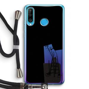 CaseCompany Musketon Painter: Huawei P30 Lite Transparant Hoesje met koord