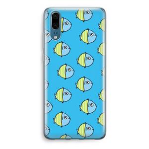 CaseCompany Visjes: Huawei P20 Transparant Hoesje
