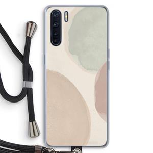 CaseCompany Geo #8: Oppo A91 Transparant Hoesje met koord