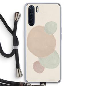 CaseCompany Geo #9: Oppo A91 Transparant Hoesje met koord