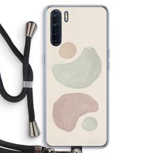 CaseCompany Geo #10: Oppo A91 Transparant Hoesje met koord
