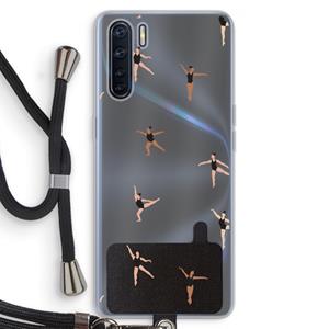CaseCompany Dancing #1: Oppo A91 Transparant Hoesje met koord