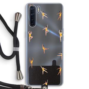 CaseCompany Dans #2: Oppo A91 Transparant Hoesje met koord