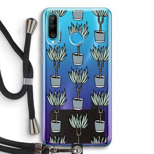 CaseCompany Boompje: Huawei P30 Lite Transparant Hoesje met koord
