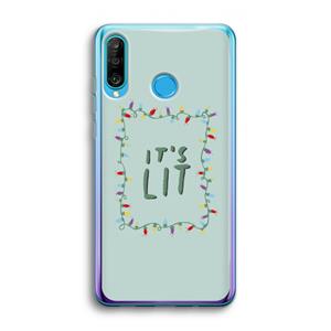 CaseCompany It's Lit: Huawei P30 Lite Transparant Hoesje