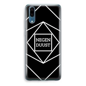 CaseCompany Negenduust geometrisch: Huawei P20 Transparant Hoesje
