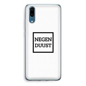 CaseCompany Negenduust vierkant: Huawei P20 Transparant Hoesje