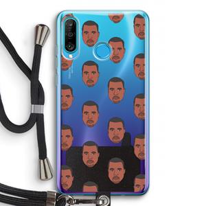 CaseCompany Kanye Call Me℃: Huawei P30 Lite Transparant Hoesje met koord