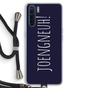 CaseCompany Joengneuh!: Oppo A91 Transparant Hoesje met koord