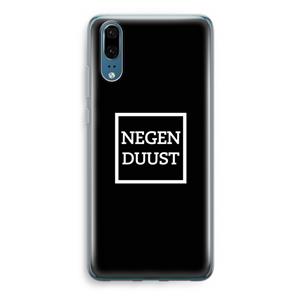 CaseCompany Negenduust black: Huawei P20 Transparant Hoesje