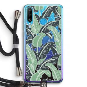 CaseCompany This Sh*t Is Bananas: Huawei P30 Lite Transparant Hoesje met koord