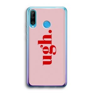 CaseCompany Ugh: Huawei P30 Lite Transparant Hoesje