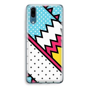 CaseCompany Pop Art #2: Huawei P20 Transparant Hoesje