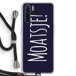 CaseCompany Moatsje!: Oppo A91 Transparant Hoesje met koord