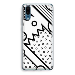 CaseCompany Pop Art #4: Huawei P20 Transparant Hoesje