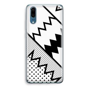 CaseCompany Pop Art #5: Huawei P20 Transparant Hoesje