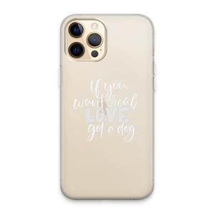 CaseCompany Partner in crime: iPhone 13 Pro Max Transparant Hoesje